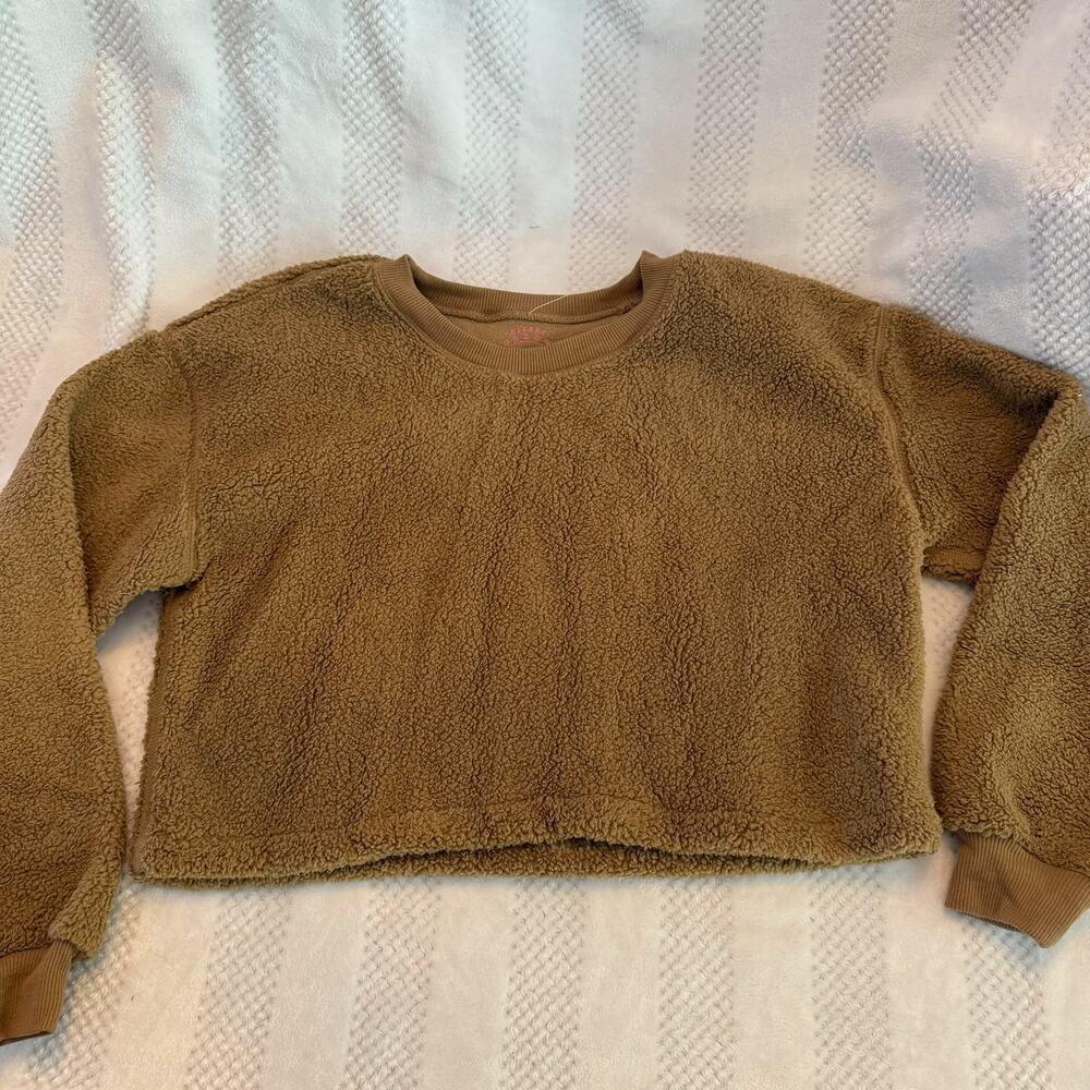 new splendid sherpa sweater girls size large